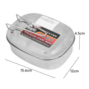 Yespery thép không gỉ Hộp Bento hai lớp hộp thức ăn trẻ em Dã Ngoại Túi đựng hộp cơm trưa ở trường Công ty căng tin nhanh