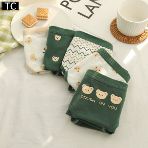 TC (แพ็ค 5 ตัว) กางเกงในผู้หญิง กางเกงชั้นใน กางเกงในผ้าเกาหลี คุณภาพดี รุ่น0035