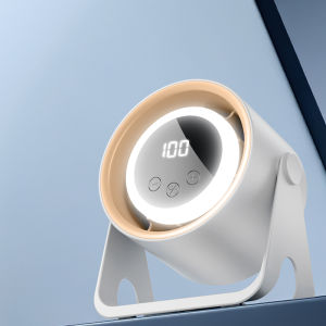 Smart Home พัดลมตั้งโต๊ะ USB ข้ามพรมแดน 2025 แบบใหม่ พัดลมขนาดเล็กพกพาสะดวกสำหรับใช้ในครัว หอพัก พัดลมไร้ใบขนาดเล็ก