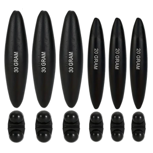 ทุ่นตกปลาแบบอินไลน์ลอยได้พร้อมกระดิ่งอุปกรณ์เสริมสำหรับตกปลาขนาด20กรัม30กรัม