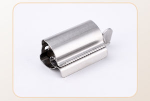 Stainless Steel Toothpaste Squeezer Facial Cleanser Toothpaste Press Rolling Holder Stand Toothpaste Dispenser Reduce Toothpaste Waste Lazy Bathroom Accessories
