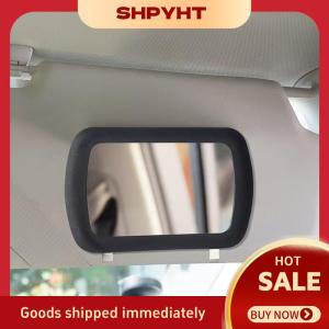 SHPYHT✨ Car Sun Visor Cosmetic Mirror Portable Auto Interior Make Up Mirror Sun-Shading Cosmetic Mirror Car Sun Visor Decorative Mirror