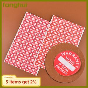 fanghui สติกเกอร์ฉลากที่เปราะบางรับประกัน10มม. 208ชิ้นสติกเกอร์เป็นโมฆะรับประกันสากล
