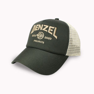 DZ 143 DENZEL TRUCKER CAP Hijau Army - TOPI HIKING - TOPI GUNUNG - TOPI TRUCKER