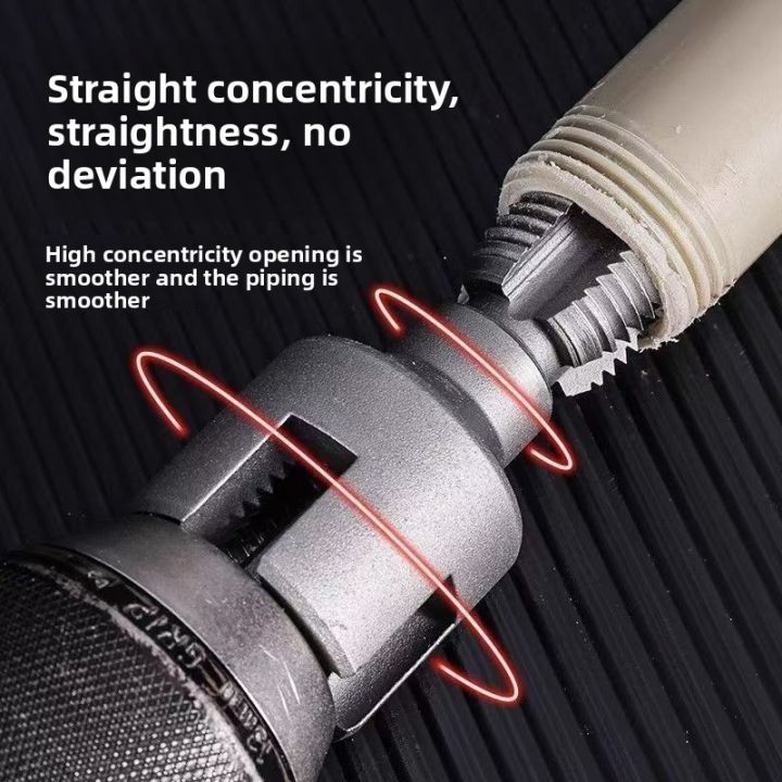 ⚙️ Heavy Duty Carbon Steel PPR Pipe Threader | Internal & External Die ...