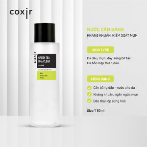 Toner Chiết Xuất Trà Xanh Phục Hồi Da 150ml Coxir Chất Lượng Cao