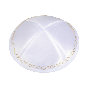 Thanh lịch Polyester yarmulke Mũ sắt cho người lớn và trẻ em vải nhẹ nhàng phù hợp cho những dịp khác nhau