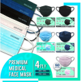 Neutrovis/Zero Degree safety plus 4 Ply Adult Face Mask Disposable Medical Mask Great Protection Medical Surgical Premium Face Mask 3PLY HOWMASK  Pelitup Muka 50pcs box. 