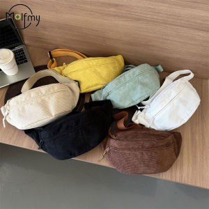 Phụ nữ Túi thắt lưng bằng vải nhung Học sinh đeo vai Túi đeo chéo ngực Túi đeo ngực Fanny Gói thời trang Điện thoại nữ Bum thắt lưng Ví 20252026