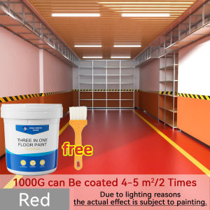 3 In 1 Epoxy Floor Paint Wear Resistant Waterproof Anti Slip Suitable for Outdoor Indoor Warehouse