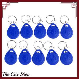 [The Cici Shop] 10Pcs TK4100 keychains 125KHZ RFID proximity id card token tags key fobs NFC