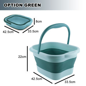 Innohut Foldable Foot Bath Bucket Foot Spa Foot Tub Soak Massage Bucket Spa Basin Besen Basuh Kaki 折叠足浴盆