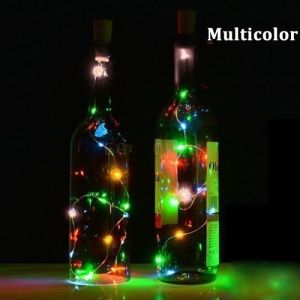 Fairy String light Cork Wine / Lampu String Dekorasi bentuk Tutup Botol 1M / 2M / 3M