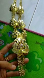 kalung pengantin pria bunga
