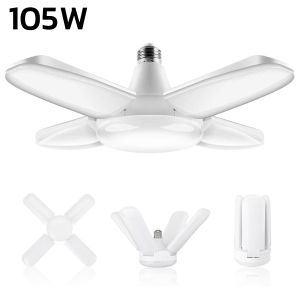 หนึ่งอัตราแลกเปลี่ยนลง หลอดไฟใบพัด ไฟทรงใบพัด หลอดไฟ LED 95w-105w ขั๊ว E27 พับเก็บได้ ร่วมกับการปรับมุม 360 องศา Narmall