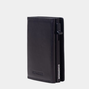 NOMADICO Legacy V2 Minimalist Wallet - Holds 1-9 Cards & Cash One-Push Access RFID Blocking Magnetic Closure Zipped Coin Pocket