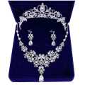Mahkota Set Arnava Jewelry - Set Mahkota Anting Kalung - Aksesoris Pengantin/ Pesta/ Wisuda - Bridal Crown. 