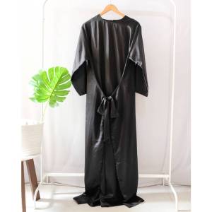 KAFTAN IKAT INNER KAFTAN PEREMPUAN TUNIK SATIN KAFTAN POLOS SATIN LEBARAN KONDANGAN PREMIUM LONG DRESS KAFTAN MODERN POLOS WANITA