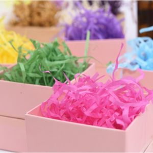 100g Cheapest Shredded Paper Colorful Paper Gift Packaging Paper Fillers Crinkled