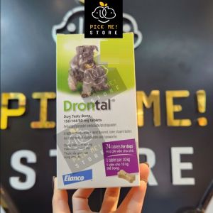 (Giá 1 viên) Xổ Giun Drontal Dog cho Chó ELANCO - Drontal Dog Tasty Bone for Dogs