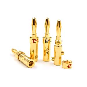 Dây Cáp Loa 8 Chiếc Đầu Cắm Chuối 4mm Bằng Đồng Mạ Vàng Cho Kết Nối Âm Thanh Hifi.
