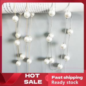 🚚【Local Express Delivery】🚚 Pearl Womens Belt Simple Adjustable Metal Thin Chain Belt For Ladies Dress Skinny Waistband Decorative Jewelry