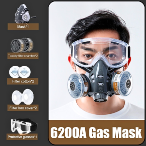 READY ASL Masker Gas Respirator Full Face Beracun kimia debu cat semprot 308A