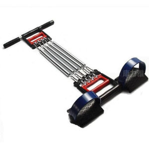 Dây Kéo Cáp 5 Lò Xo Titan Tập Thể Thao Đa Năng Có Bàn Đạp - Tập Cơ Ngực  Cơ Tay Tập GYM Hiệu Quả Tại Nhà