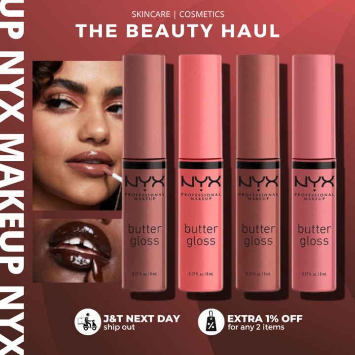 Authentic Nyx Butter Gloss Non Sticky Lip Gloss 8ml Lazada Ph