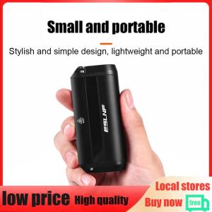 【New Arrival】 Bicycle Flashlight Aluminium Alloy Bicycle Headlight High Brightness Type-C USB Rechargeable Riding Lighting Warning