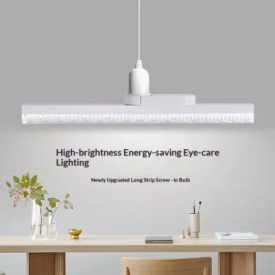 QUẢ KHẾ⭐Hiện đại E27 LED pha lê dải ánh sáng độ sáng cao tiết kiệm năng lượng chăm sóc mắt chiếu sáng cho văn phòng nhà cửa