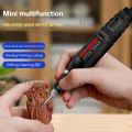 24pcs/Set Mesin Gerinda Mini Elektrik 100V-240V Pengaturan Tanpa Langkah Kecepatan Electric Grinder Mengukir Alat Pena Bor Mini Alat Pena Ukir Listrik Penggiling 3000-18000 Putaran/Menit untuk Milling Polishing. 