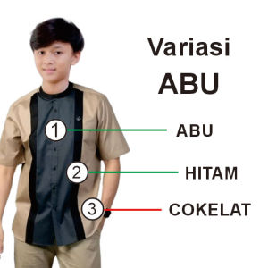 Baju Koko Santripexal Motif Stripe Gaya Modern Nyaman untuk Remaja Laki-Laki