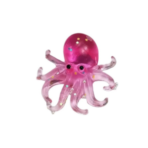 Aitemay NeeDoh Funny Slime Octopus Doll Squeeze Toy Colorful Cute Soft Squish Sensory Cube Office Relaxation Stress Relief Toys Holiday Gifts