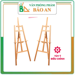 Giá vẽ tranh Deli - Kích thước 116x58cm chất liệu gỗ sồi/gỗ thông - Kệ đỡ trưng bày mẫu - 73879/73911 --