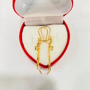 Anting panjang variasi Perak925 sepuh emas rosegold