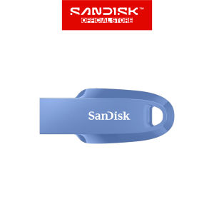 SANDISK® Ultra Curve USB 3.2 Flash Drive ~ 64GB - NAVY BLUE