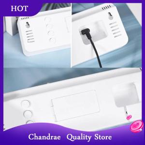 [Chandrae] Large Digital Wall Clock Temperature And Humidity Week Display Brightness Adjustable Electronic LED Table Alarm Clock