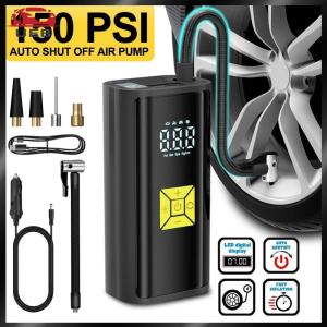 [UEB AUTO]Electric Tire Inflator LCD Display Smart Digital Inflatable Pump Digital Car Tyre Inflator Mini Auto Inflatable Air Pump