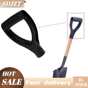 SDJZT Xẻng xúc tuyết bằng nhựa màu đen loại u xẻng thay thế cán D tay cầm trên sân vườn