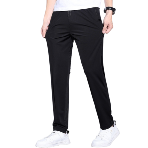 【Mens Summer】Ultra - thin Breathable Ice Silk Pants - Quick - drying Stretch Plus Size Available - Ideal for Sports & Hiking