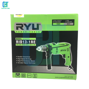 Mesin Bor Beton Besi & Kayu Perkakas RYU Impact Drill Rid 13-1Re