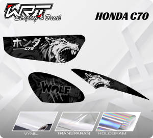 Striping C70-Stiker Decal C70 Pitung Wolf (SUDAH TERPOTONG RAPI)