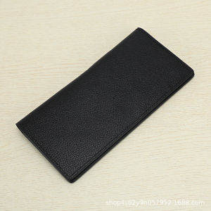 Cross-Border Wholesale Ultra-Thin Mens Clutch Business Large Capacity Coin Purse Running Volume Mens Long Wallet