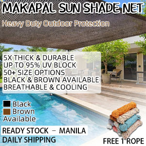 Makapal Thick Sun Shade Net 6x6M High Quality UV Protection Outdoor Garden Car Cover