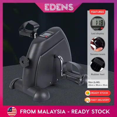 EDENS Small Exercise Bike Medical Exercise Peddler Bicycle For Leg Arm Cycling Exerciser With LCD Monitor - Fulfilled by EDENS