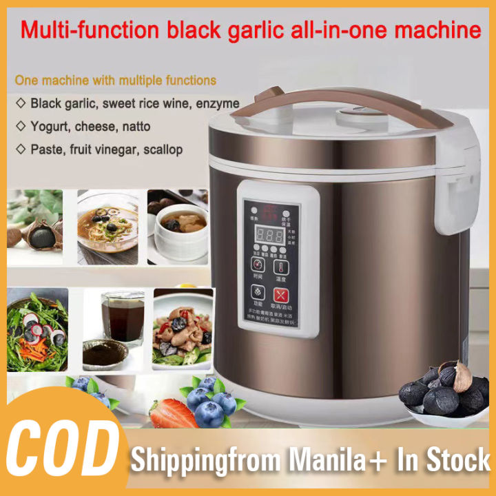 Black Garlic Fermenter Electric Garlics Smart Fermentation Machine  Automatic Zymolysis Zymosis Pot Natto Yogurt Maker EU US - Main Image