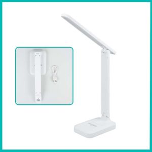 TaffLED Lampu Meja Belajar LED Eye Protection USB Model 8W 3 Color - T302 / Lampu Meja LED Lampu Baca Pelindung Mata Dapat Diredupkan 3 Mode Pencahayaan 16 Buah Lampu LED Dapat Dilipat Minimalis Estetik Keren /Lampu Meja Belajar Cahaya Putih Hangat Lembut