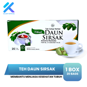 Teh Celup Daun Sirsak Membantu Mengatasi Diabetes dan Asam Urat 20 Bags