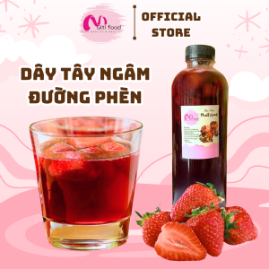 Dâu Tây Ngâm Đường Phèn 1.3kg MULTIFOOD